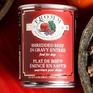 Fromm Four Star Shredded Beef for Adult Dogs - 12oz
