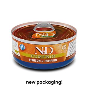 Farmina Venison & Pumpkin Recipe for Adult Cats - 2.5oz