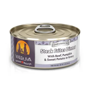 Weruva Steak Frites Canned Food for Adult Dogs