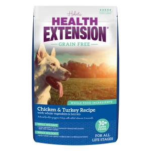 Health Extension Grain Free Chicken & Turkey Kibble for Dogs