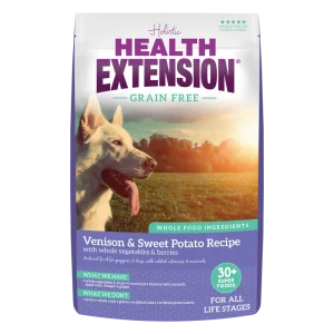 Health Extension Grain Free Venison Kibble for Dogs