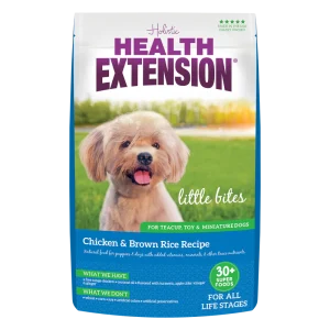 Health Extension Lil Bites Chicken & Brown Rice Kibble for Small Breed Adult Dogs