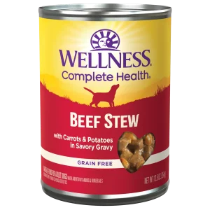 Wellness Homestyle Beef Stew Canned Food for Adult Dogs
