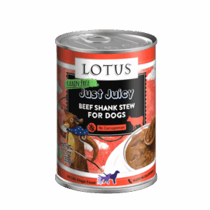 Lotus Just Juicy Beef Shank Canned Food for Adult Dogs
