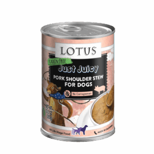 Lotus Just Juicy Pork Shoulder Canned Food for Adult Dogs