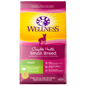 Wellness Complete Health Turkey & Oatmeal Dry Food for Small Breed Adult Dogs