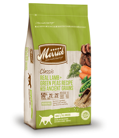 Merrick Classic Real Lamb, Green Peas & Ancient Grains Dry Food for Adult Dogs