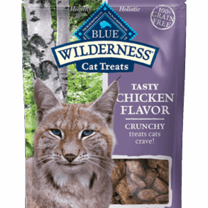 Blue Wilderness Grain Free Crunchy Chicken Treats for Cats - 2oz