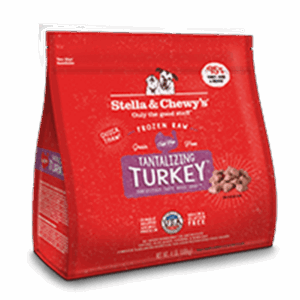 Stella & Chewys Raw Frozen Morsels Turkey Formula for Adult Dogs