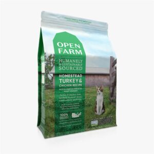 Open Farm Homestead Turkey & Chicken Dry Food for Adult Cats - 4lbs