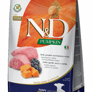 Farmina N&D Pumpkin: Lamb & Blueberry Dry Food for Mini Puppies