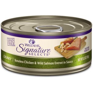 Wellness CORE Signature Selects Chunky Chicken & Salmon Canned Food for Adult Cats