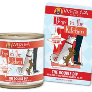 Weruva Dogs in the Kitchen The Double Dip Cans and Pouches for Adult Dogs