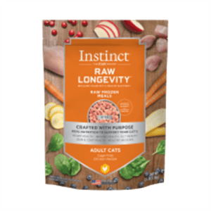 Instinct Raw Longevity Frozen Chicken Bites for Adult Cats