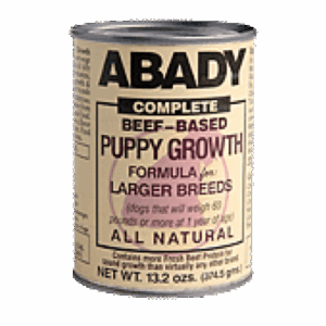 Abady Complete Beef-Based Growth Formula for Puppies - 12.6oz