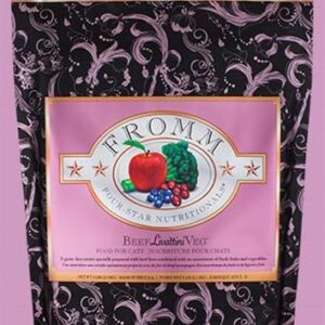 Fromm Four Star Beef Livattini Veg Dry Food for Adult Cats - 4lbs