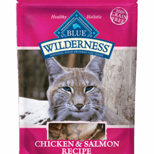 Blue Wilderness Grain Free Moist Chicken & Salmon Treats for Cats - 2oz