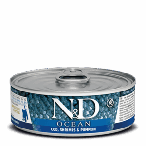 Farmina Ocean: Cod, Shrimp & Pumpkin Canned Food for Kittens - 2.5oz