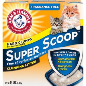 Arm & Hammer Super Scoop Unscented Litter - 14lbs
