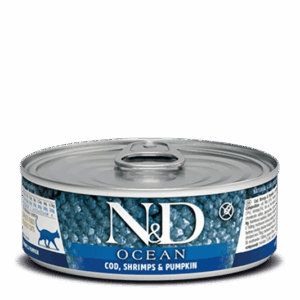 Farmina Cod, Shrimp & Pumpkin Recipe for Adult Cats - 2.5oz