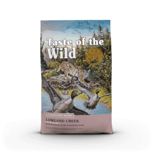 Taste of the Wild Lowland Creek Duck & Quail Dry Food for Cats - 5lbs