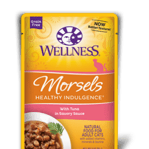 Wellness Healthy Indulgence Tuna Morsels Pouches for Adult Cats