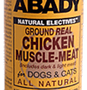 Abady Natural Electives Ground Chicken Muscle Meat for Dogs & Cats