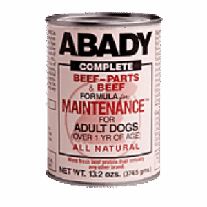 Abady Complete Beef Parts & Beef Maintenance Cans for Dogs - 12.6oz