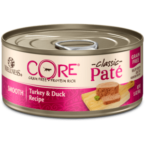 Wellness CORE Grain Free Turkey & Duck Pate for Adult Cats - 5.5oz