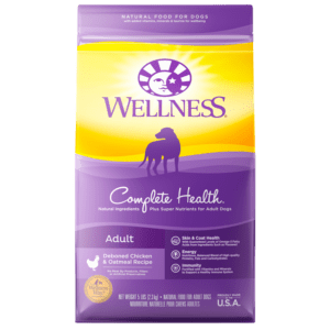 Wellness Complete Health Chicken & Oatmeal Dry Food for Adult Dogs