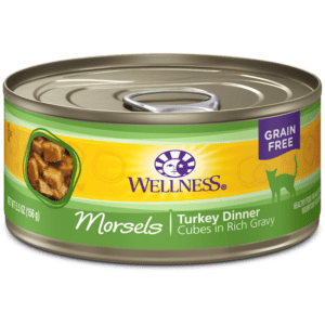 Wellness Turkey Morsels Canned Food for Adult Cats