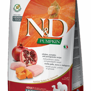 Farmina N&D Pumpkin: Chicken & Pomegranate Dry Food for Medium/Maxi Adult Dogs