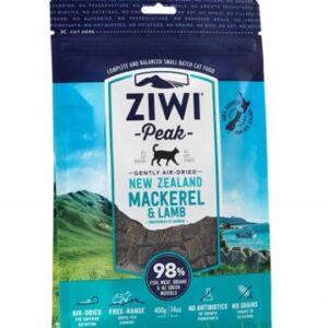 ZiwiPeak Mackerel & Lamb Air Dried Raw Food for Adult Cats