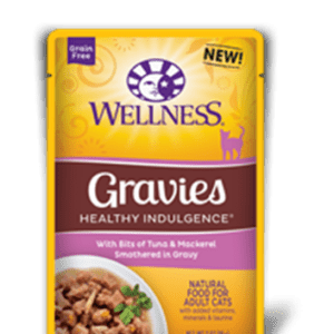 Wellness Healthy Indulgence Tuna & Mackerel Gravies Pouches for Adult Cats