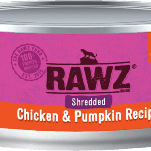 RAWZ Shredded Chicken & Pumpkin Canned Food for Cats