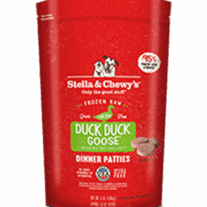 Stella & Chewys Frozen Raw Duck Patties for Adult Dogs