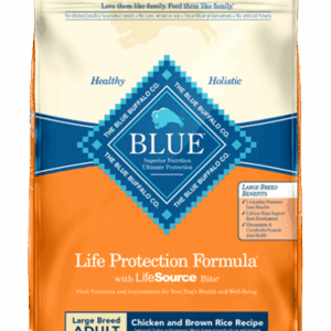 Blue Buffalo Life Protection Chicken & Brown Rice Dry Food for Large Breed Adult Dogs - 15lbs