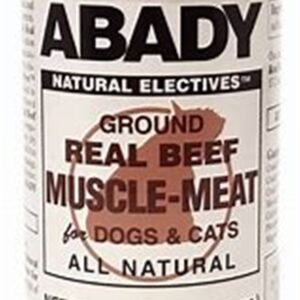 Abady Natural Electives Ground Beef Muscle Meat for Pets - 12.6oz