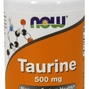 NOW Taurine 500mg Capsules