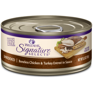 Wellness CORE Signature Selects Shredded Chicken & Turkey Canned Food for Adult Cats - 5.5oz