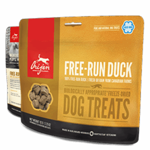Orijen Free-Run Duck Freeze-Dried Treats for Dogs