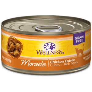 Wellness Chicken Morsels Canned Food for Adult Cats