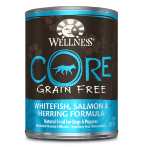 Wellness CORE Grain Free Whitefish, Salmon & Herring Canned Food for Adult Dogs