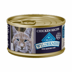 Blue Wilderness Grain Free Chicken Canned Food for Mature Cats