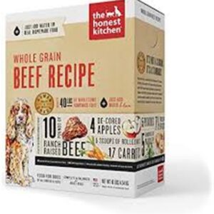 Honest Kitchen Whole Grain Dehydrated Beef Food for Dogs