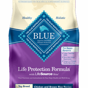 Blue Buffalo Life Protection Chicken & Brown Rice Dry Food for Toy Breed Adult Dogs - 4lbs