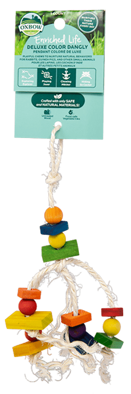 Oxbow Enriched Life Deluxe Color Dangly Toy for Small Animals