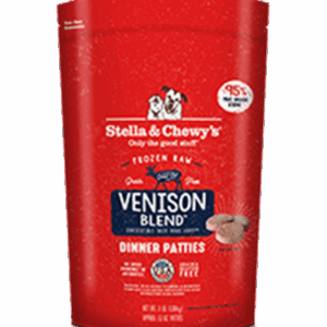 Stella & Chewys Frozen Raw Venison Patties for Adult Dogs - 6lbs
