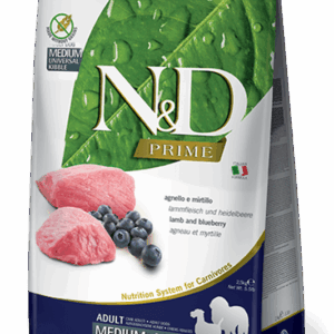 Farmina N&D Prime: Lamb & Blueberry Dry Food for Medium/Maxi Adult Dogs