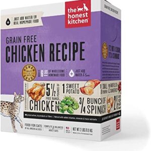 Honest Kitchen Grain Free Chicken Dehydrated Food for Cats - 4lbs